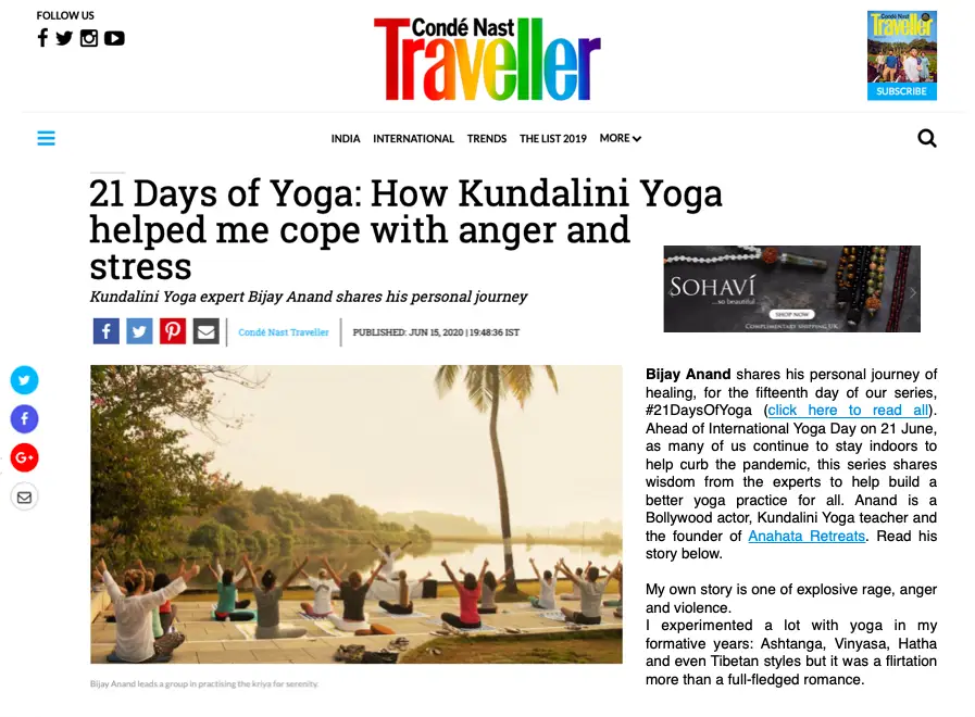 21 Days of Yoga: How Kundalini Yoga helped me cope with anger and stress
