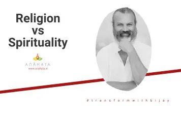 RELIGION VS SPIRITUALITY